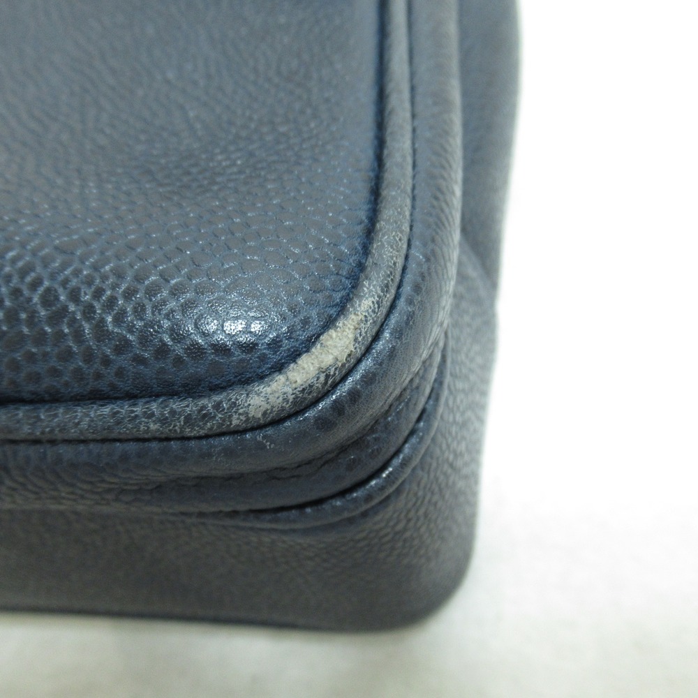 Chanel Chain Shoulder Bag Caviar Skin Navy - Picture 5 of 8